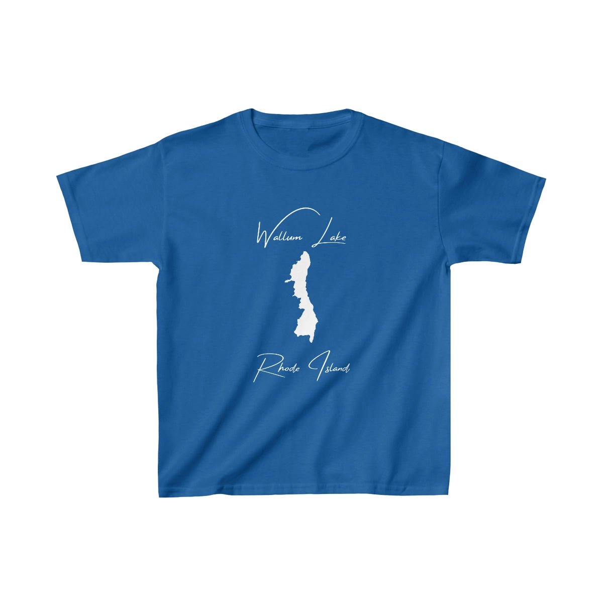 Rhode  Island  Wallum  Lake  Youth  T-shirt  front  position  view  from  front  royal.webp
