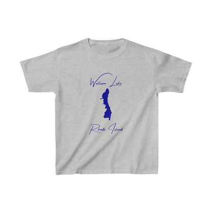 Rhode  Island  Wallum  Lake  Youth  T-shirt  front  position  view  from  front  sport  grey.webp