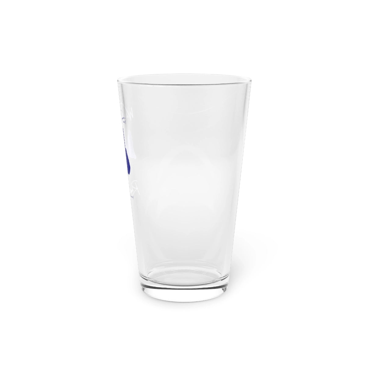 Rhode  Island  Watchaug  Pond  16oz  Pint  Glass  front  position  view  from  right  16oz.webp