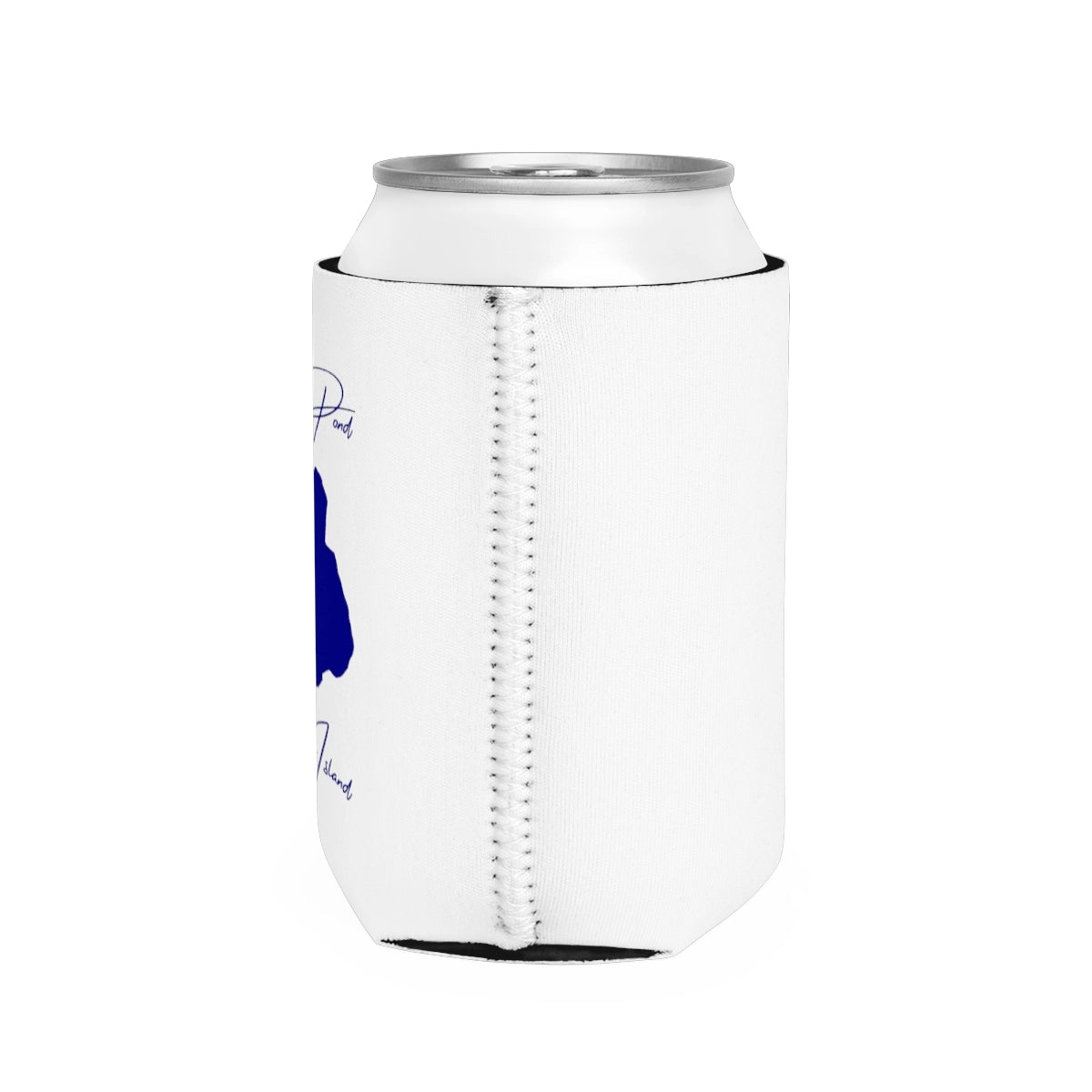 Rhode  Island  Watchaug  Pond  Can  Koozie  all  position  view  from  right  white.webp