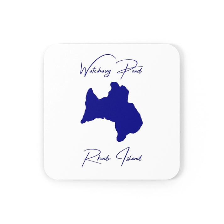 Rhode  Island  Watchaug  Pond  Coaster  Set  front  position  view  from  front  3.75  x  3.75.webp