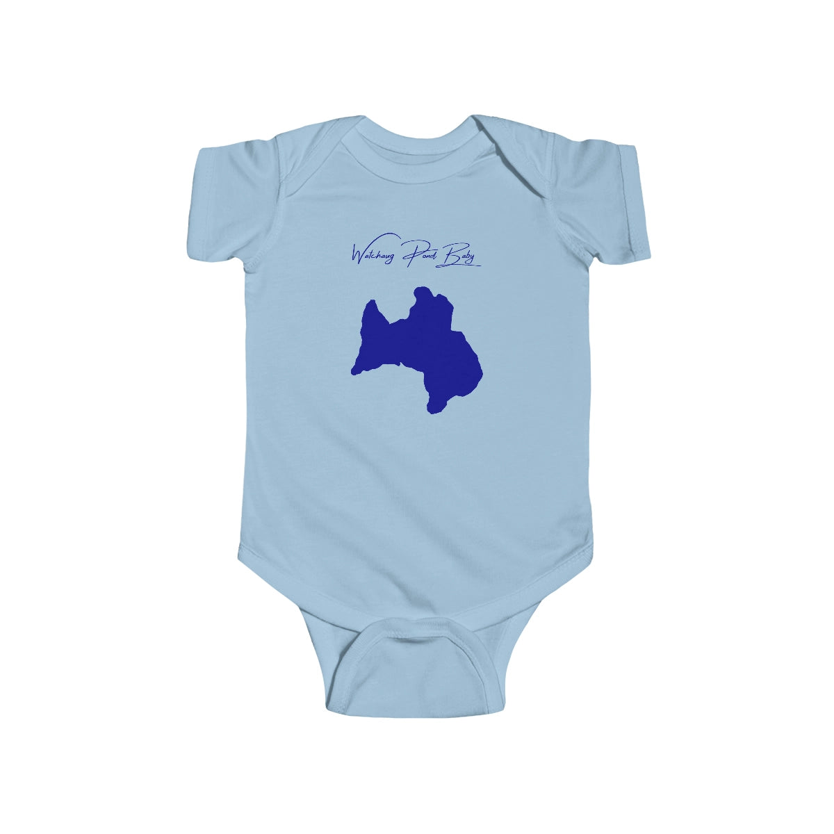Rhode  Island  Watchaug  Pond  Onesie  front  position  view  from  front  light  blue.webp