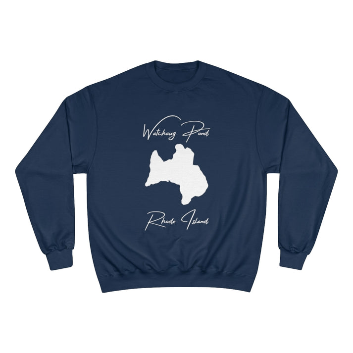 Rhode  Island  Watchaug  Pond  Sweatshirt  front  position  view  from  front  navy.webp