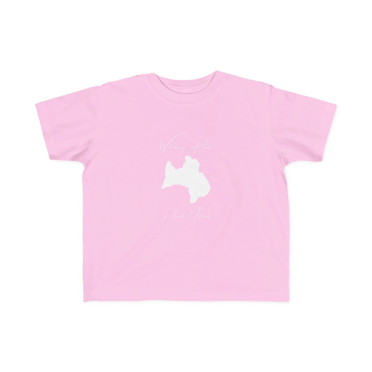 Rhode  Island  Watchaug  Pond  Toddler  T-shirt  front  position  view  from  front  pink.webp