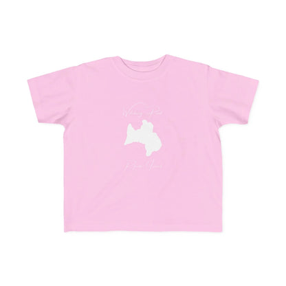 Rhode  Island  Watchaug  Pond  Toddler  T-shirt  front  position  view  from  front  pink.webp