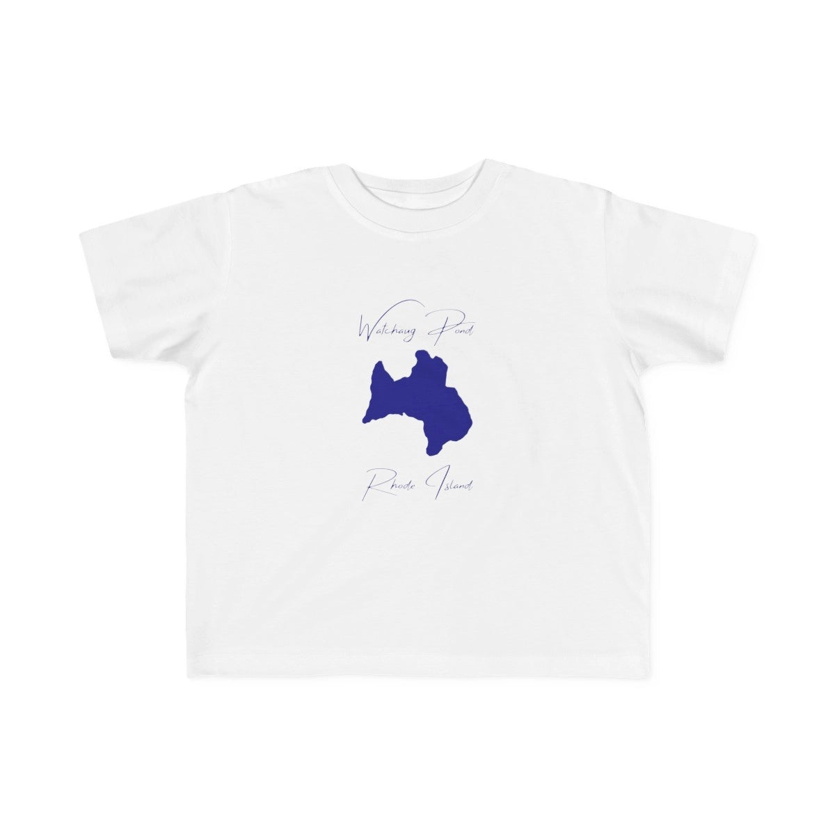 Rhode  Island  Watchaug  Pond  Toddler  T-shirt  front  position  view  from  front  white.webp