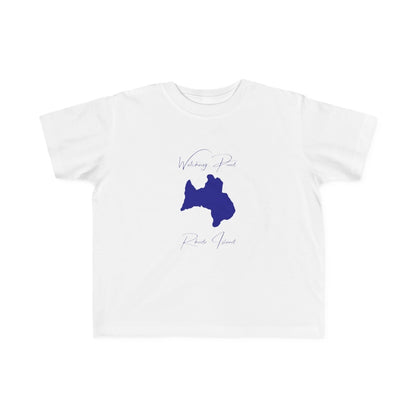 Rhode  Island  Watchaug  Pond  Toddler  T-shirt  front  position  view  from  front  white.webp