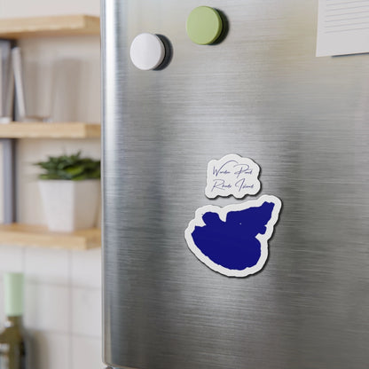 Rhode  Island  Worden  Pond  Die  Cut  Magnet  front  position  view  from  context-2  4  x  4.webp