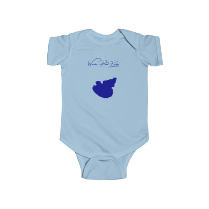 Rhode  Island  Worden  Pond  Onesie  front  position  view  from  front  light  blue.webp