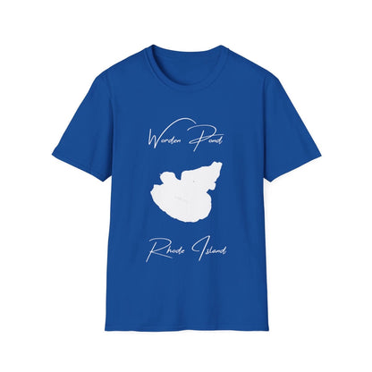 Rhode  Island  Worden  Pond  T-shirt  front  position  view  from  front  royal.webp