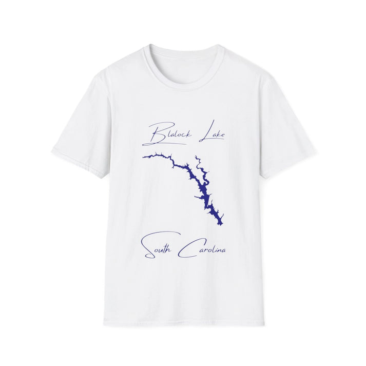 South  Carolina  Blalock  Lake  T-shirt  front  position  view  from  front  white.webp