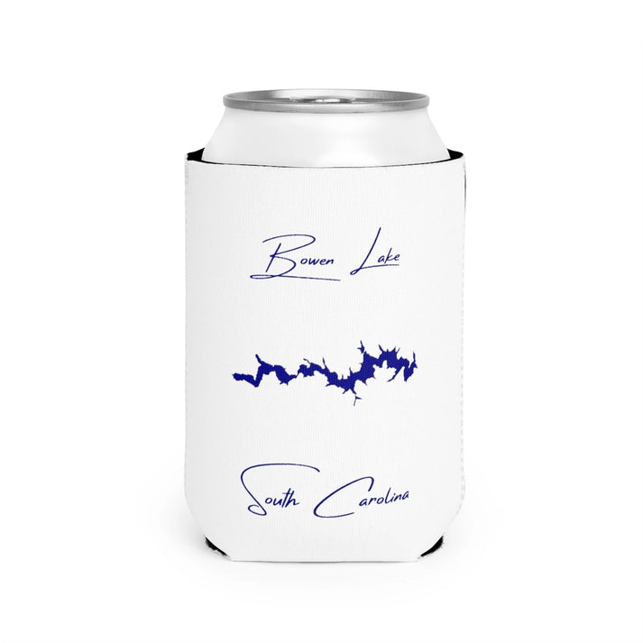 South  Carolina  Bowen  Lake  Can  Koozie  front  position  view  from  front-2  white.webp