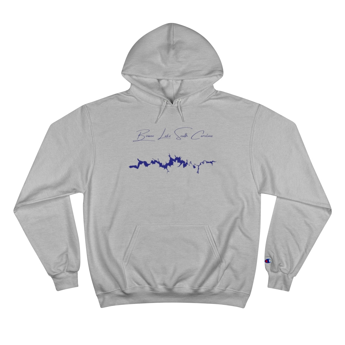 South  Carolina  Bowen  Lake  Hoodie  front  position  view  from  front  light  steel.webp
