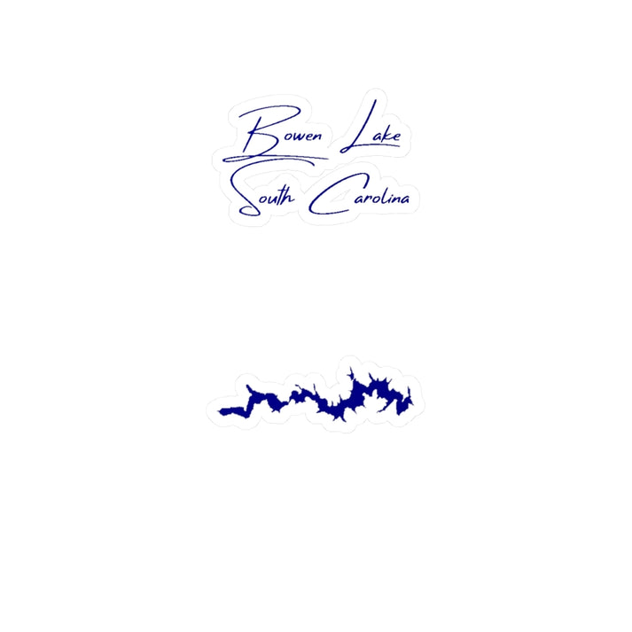 South  Carolina  Bowen  Lake  Vinyl  Decal  other  position  view  from  front  4  x  6.webp