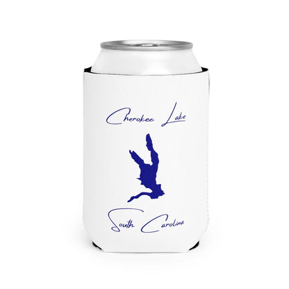 South  Carolina  Cherokee  Lake  Can  Koozie  front  position  view  from  front-2  white.webp