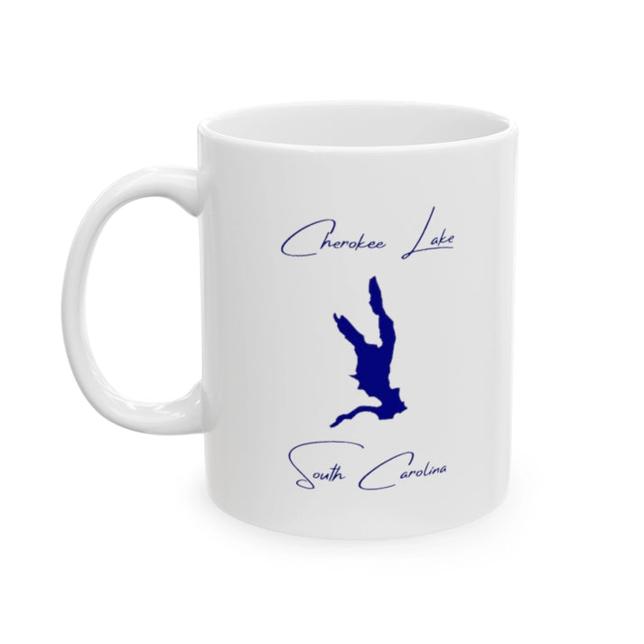 South  Carolina  Cherokee  Lake  Ceramic  Mug  other  position  view  from  left  11oz.webp