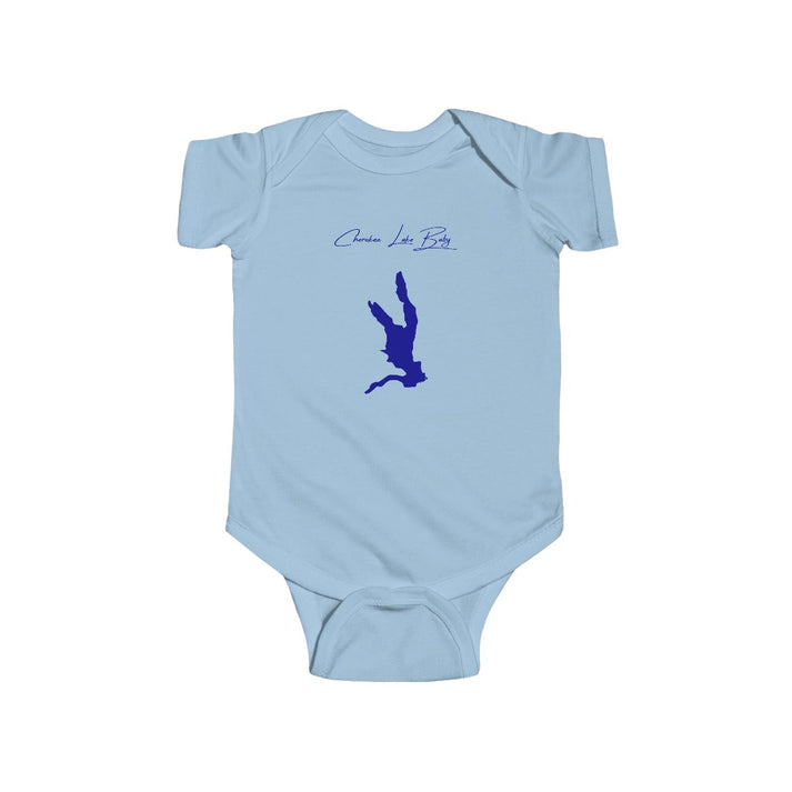 South  Carolina  Cherokee  Lake  Onesie  front  position  view  from  front  light  blue.webp