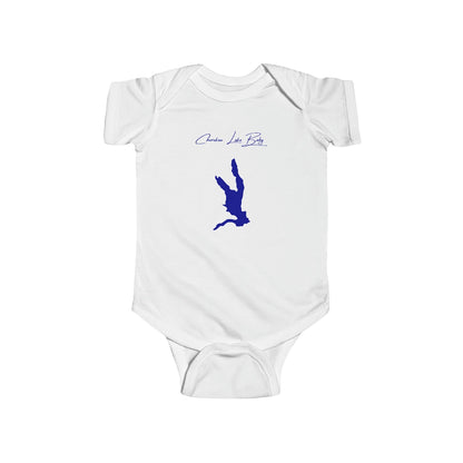 South  Carolina  Cherokee  Lake  Onesie  front  position  view  from  front  white.webp
