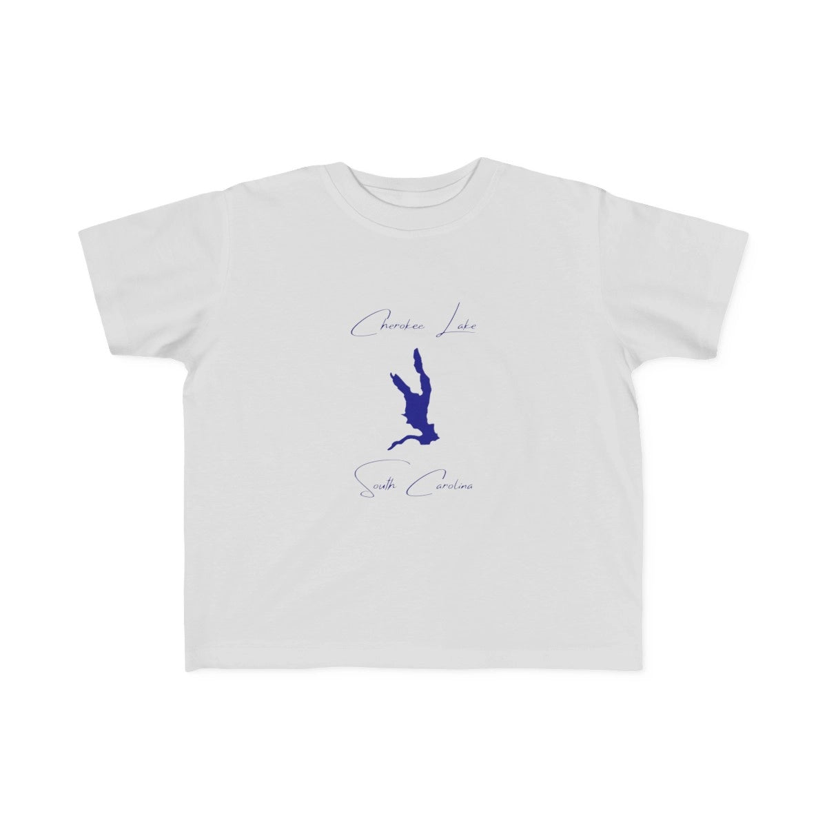 South  Carolina  Cherokee  Lake  Toddler  T-shirt  front  position  view  from  front  silver.webp