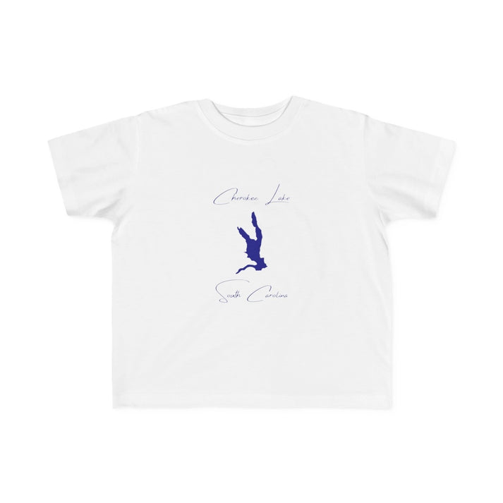 South  Carolina  Cherokee  Lake  Toddler  T-shirt  front  position  view  from  front  white.webp