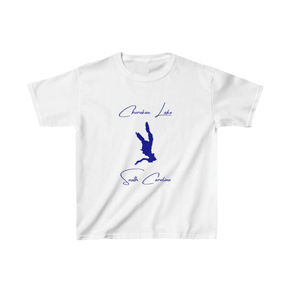 South  Carolina  Cherokee  Lake  Youth  T-shirt  front  position  view  from  front  white.webp