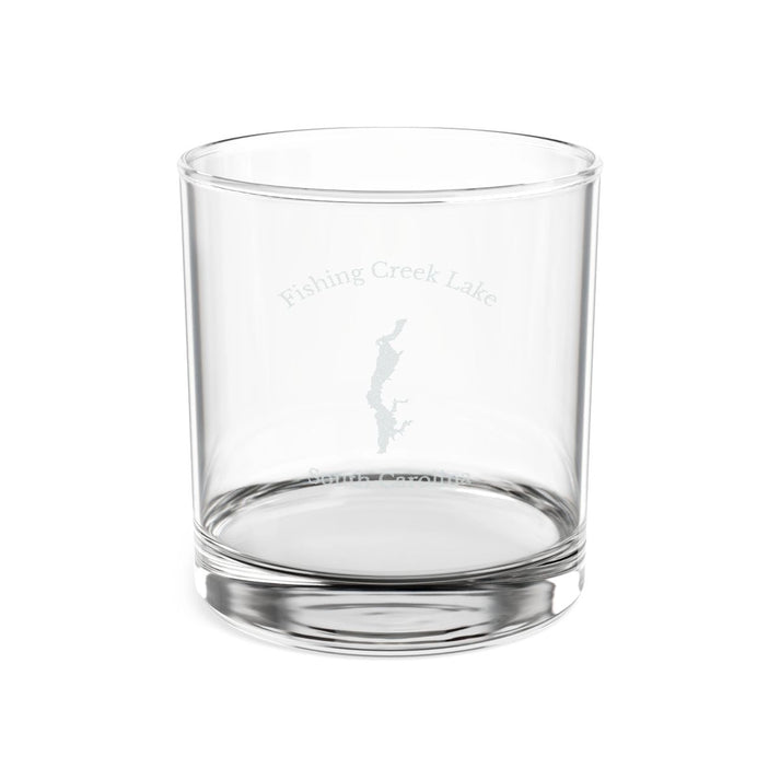 South  Carolina  Fishing  Creek  Lake  Engraved  Whiskey  Glass  other  position  view  from  front  10.5oz.webp