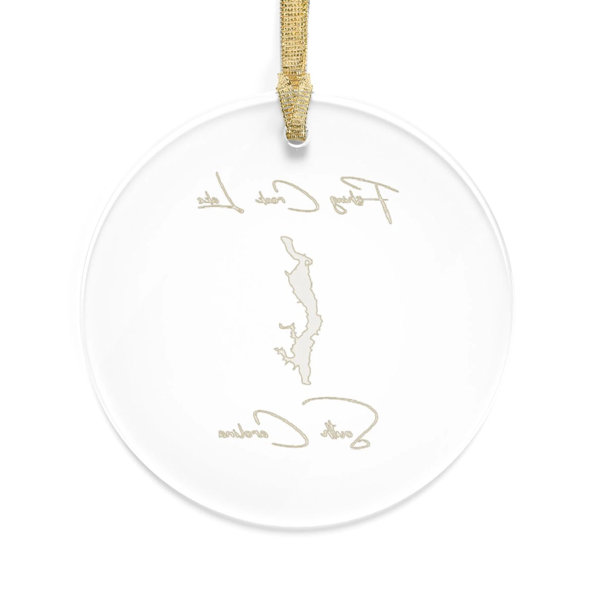South  Carolina  Fishing  Creek  Lake  Tree  Ornament  other  position  view  from  back  round.webp