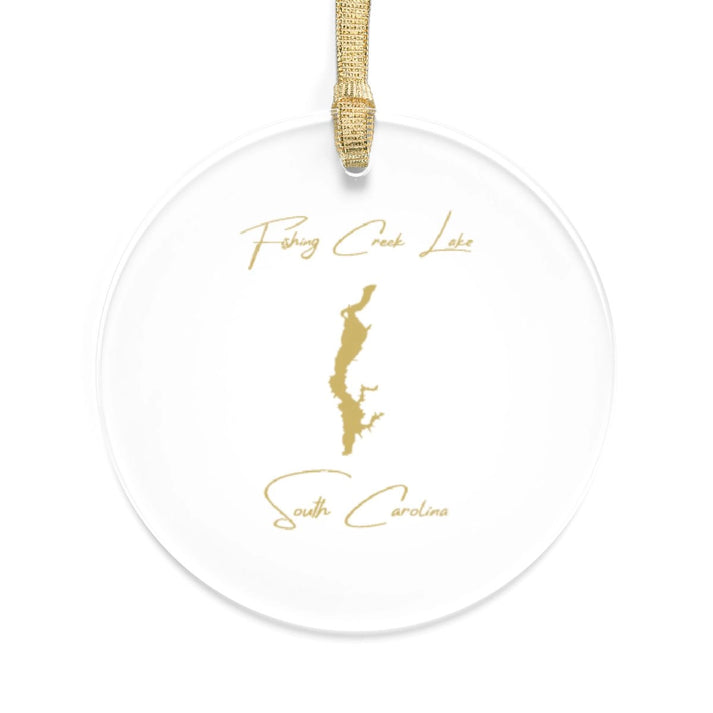 South  Carolina  Fishing  Creek  Lake  Tree  Ornament  other  position  view  from  front  round.webp