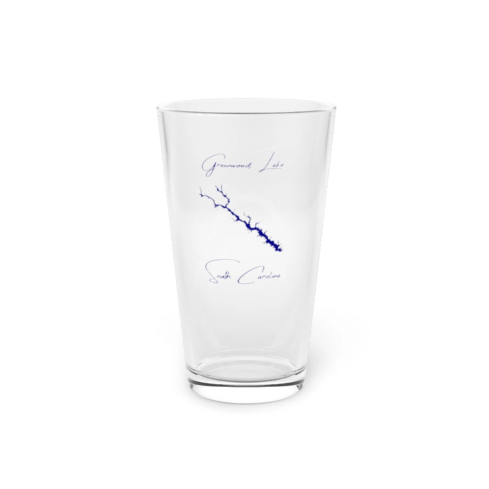 South  Carolina  Greenwood  Lake  16oz  Pint  Glass  front  position  view  from  front  16oz.webp