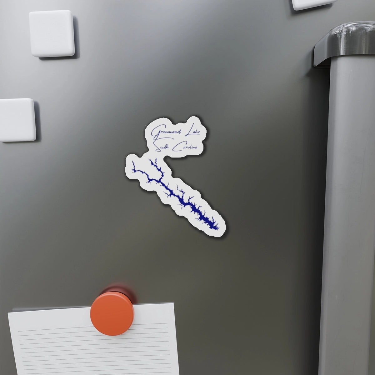 South  Carolina  Greenwood  Lake  Die  Cut  Magnet  front  position  view  from  context-1  4  x  4.webp