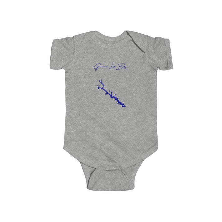 South  Carolina  Greenwood  Lake  Onesie  front  position  view  from  front  heather.webp