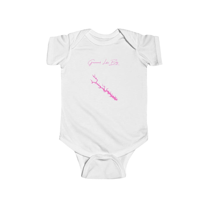 South  Carolina  Greenwood  Lake  Onesie  front  position  view  from  front  white.webp