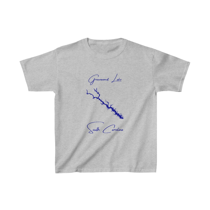 South  Carolina  Greenwood  Lake  Youth  T-shirt  front  position  view  from  front  sport  grey.webp