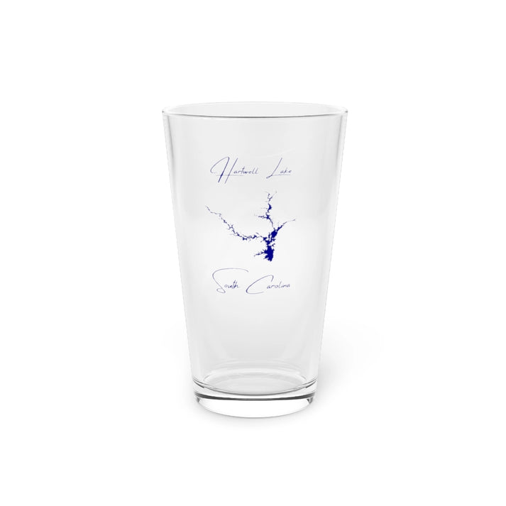 South  Carolina  Hartwell  Lake  16oz  Pint  Glass  front  position  view  from  front  16oz.webp