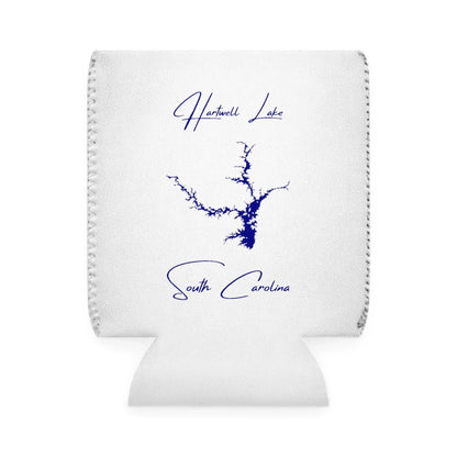 South  Carolina  Hartwell  Lake  Can  Koozie  front  position  view  from  front-1  white.webp