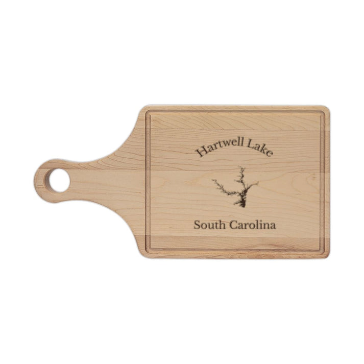 South  Carolina  Hartwell  Lake  Engraved  Cutting  Board  front  position  view  from  front  maple.webp
