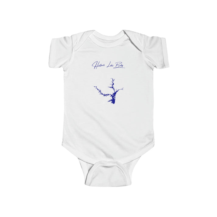 South  Carolina  Hartwell  Lake  Onesie  front  position  view  from  front  white.webp