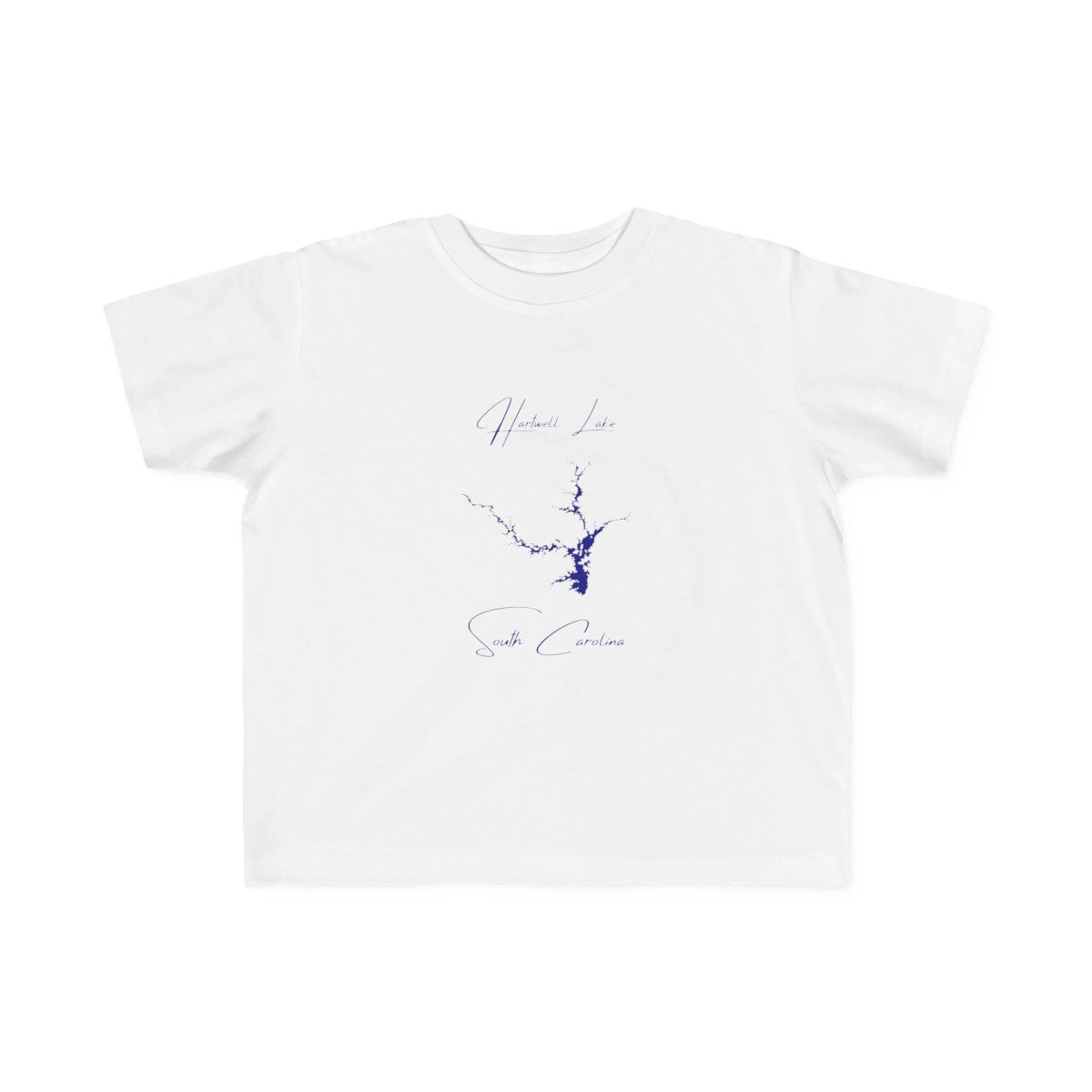 South  Carolina  Hartwell  Lake  Toddler  T-shirt  front  position  view  from  front  white.webp