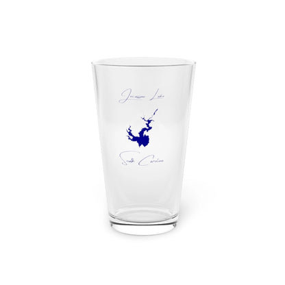 South  Carolina  Jocassee  Lake  16oz  Pint  Glass  front  position  view  from  front  16oz.webp
