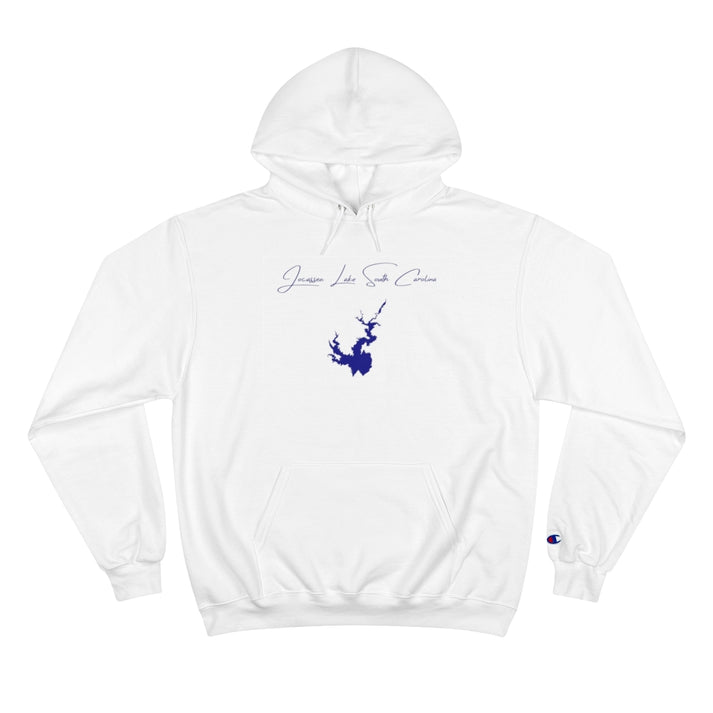 South  Carolina  Jocassee  Lake  Hoodie  front  position  view  from  front  white.webp