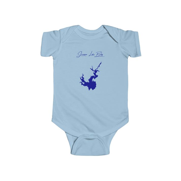 South  Carolina  Jocassee  Lake  Onesie  front  position  view  from  front  light  blue.webp
