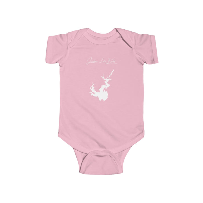 South  Carolina  Jocassee  Lake  Onesie  front  position  view  from  front  pink.webp
