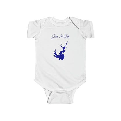 South  Carolina  Jocassee  Lake  Onesie  front  position  view  from  front  white.webp