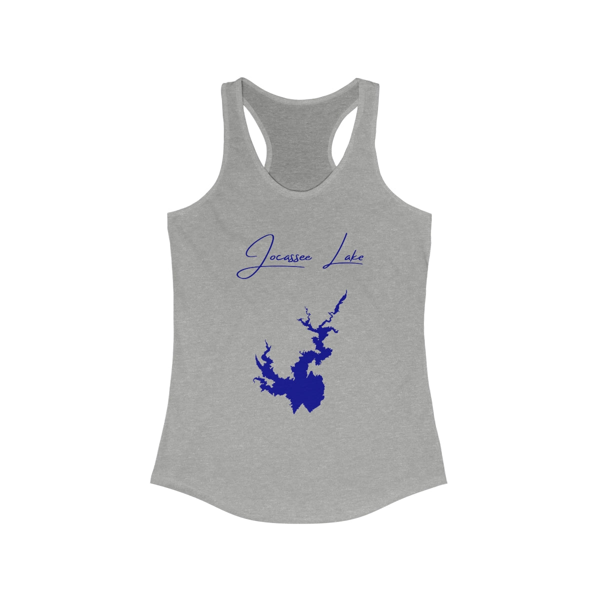 South  Carolina  Jocassee  Lake  Racerback-Tank  front  position  view  from  front  heather  grey.webp