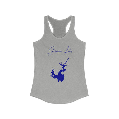 South  Carolina  Jocassee  Lake  Racerback-Tank  front  position  view  from  front  heather  grey.webp