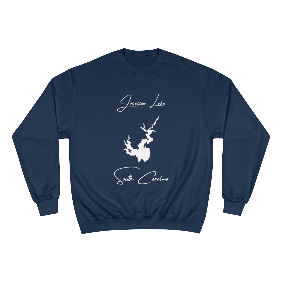 South  Carolina  Jocassee  Lake  Sweatshirt  front  position  view  from  front  navy.webp