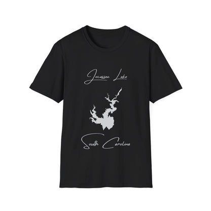 South  Carolina  Jocassee  Lake  T-shirt  front  position  view  from  front  black.webp