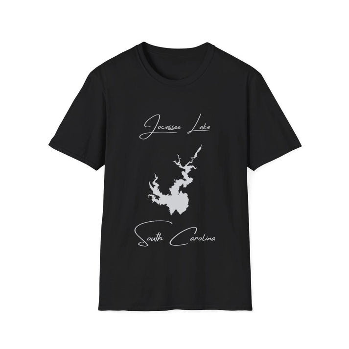 South  Carolina  Jocassee  Lake  T-shirt  front  position  view  from  front  black.webp