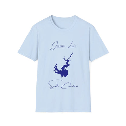 South  Carolina  Jocassee  Lake  T-shirt  front  position  view  from  front  light  blue.webp