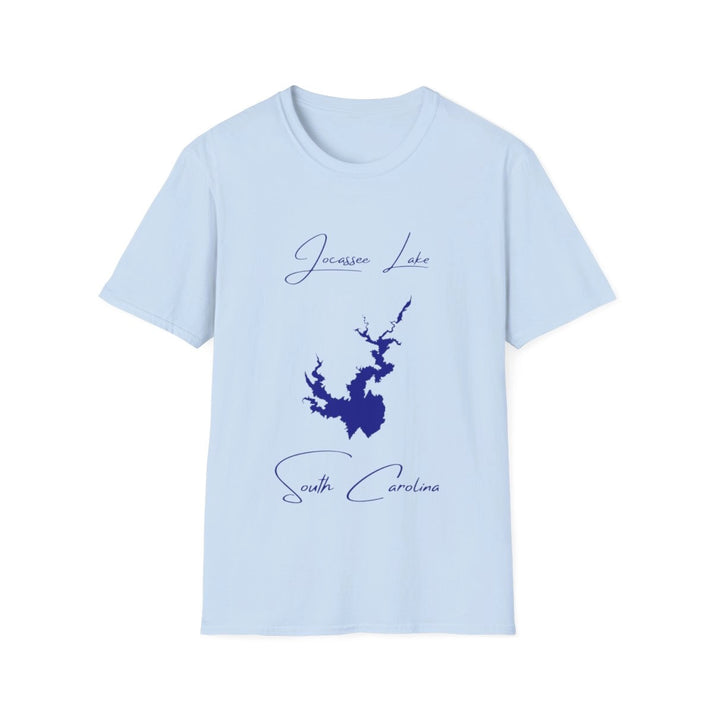 South  Carolina  Jocassee  Lake  T-shirt  front  position  view  from  front  light  blue.webp